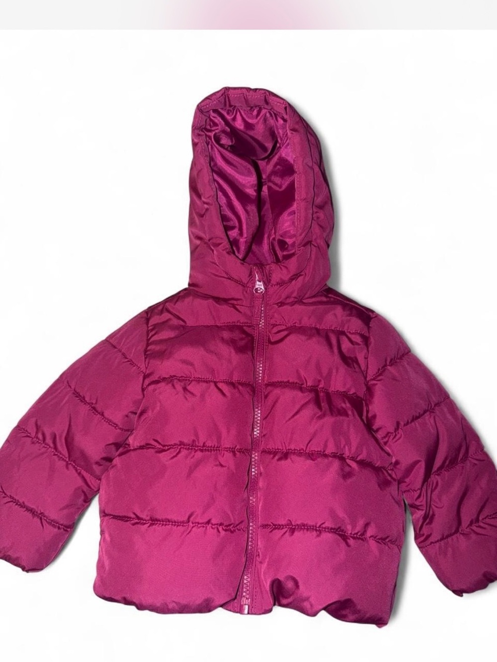 The Children's Place Hooded Puffer Jacket - Magenta